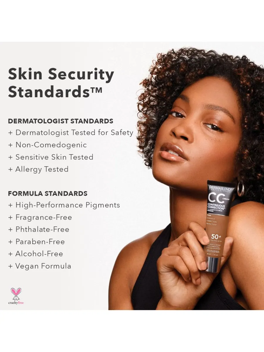 Коррекционный CC-крем с SPF 50 Dermablend, цвет 43n — изображение 6 из 6