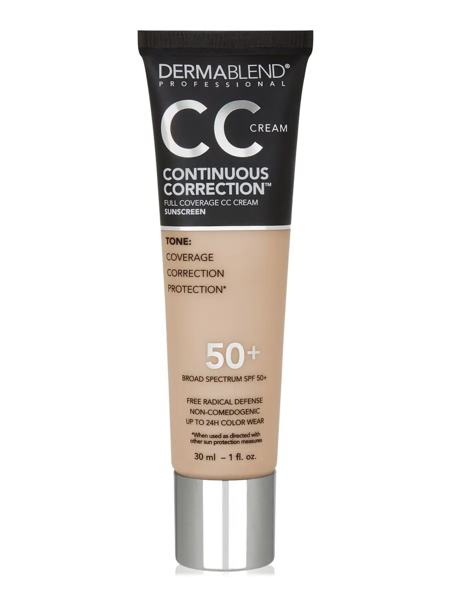 Коррекционный CC-крем с SPF 50 Dermablend, цвет 30n