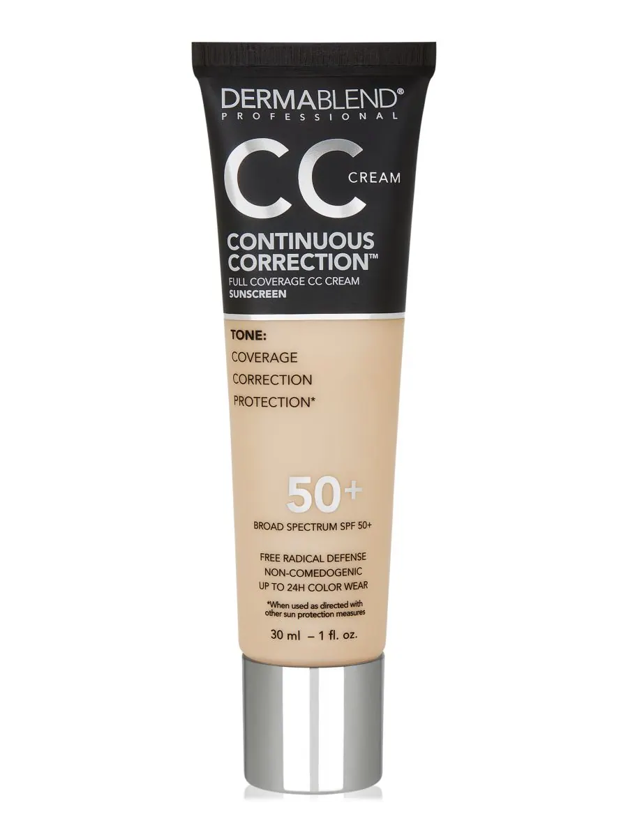 Коррекционный CC-крем с SPF 50 Dermablend, цвет 25n