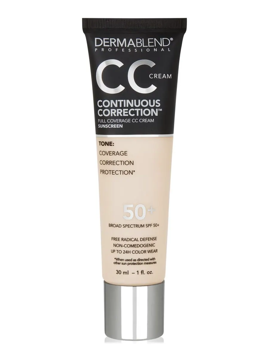 Коррекционный CC-крем с SPF 50 Dermablend, цвет 10n