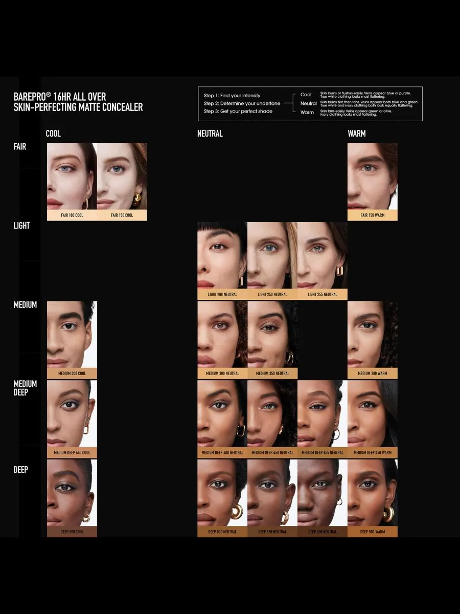 BarePro 16HR Матирующий консилер для всего лица с минеральной основой и SPF 25 BareMinerals, цвет — изображение 8 из 10