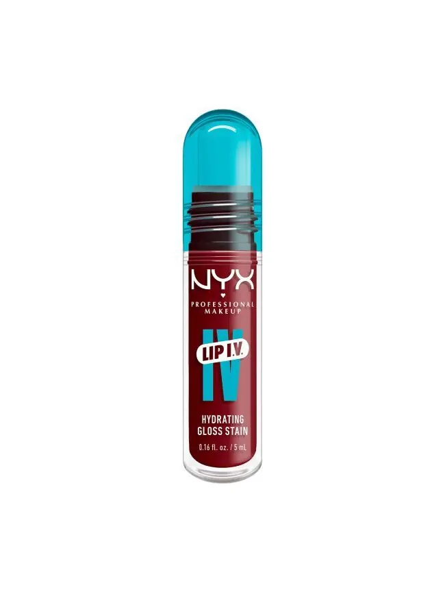 Увлажняющий блеск для губ NYX Professional Makeup Lip I.V. Hydrating Gloss Stain, Cranberry Splash — изображение 1 из 4
