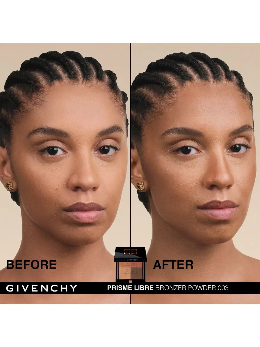 Пудра-бронзер матовая Givenchy Prisme Libre 4-Color, H003: Organza Bronzé — изображение 7 из 10