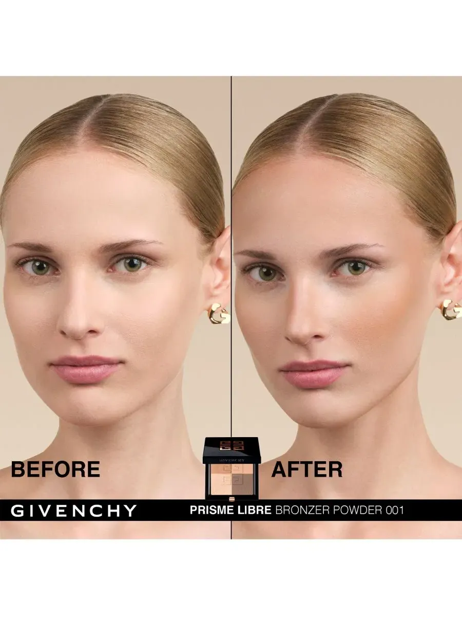 Пудра-бронзер компактная 4 цвета Prisme Libre Organza Bronzé Givenchy, H001: Mousseline Bronzée — изображение 7 из 10