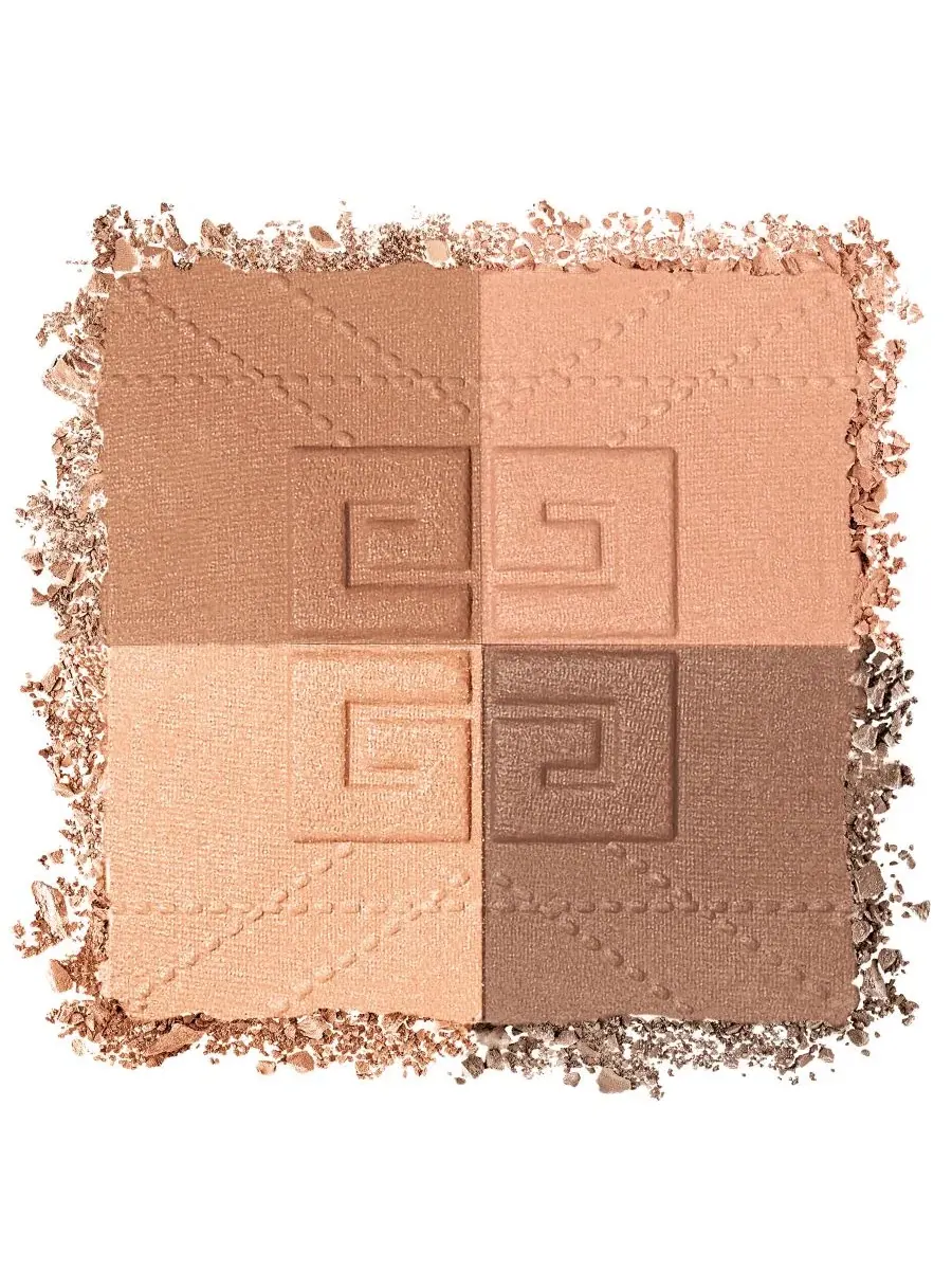 Пудра-бронзер 4 оттенка Prisme Libre Givenchy, H002: Popeline Bronzée — изображение 3 из 10