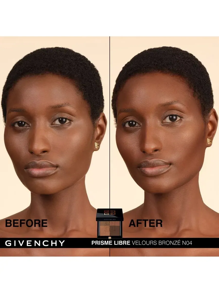 Пудра-бронзер компактная 4 оттенка Prisme Libre 4-Color Blurring and Sculpting Bronzer Powder — изображение 6 из 9