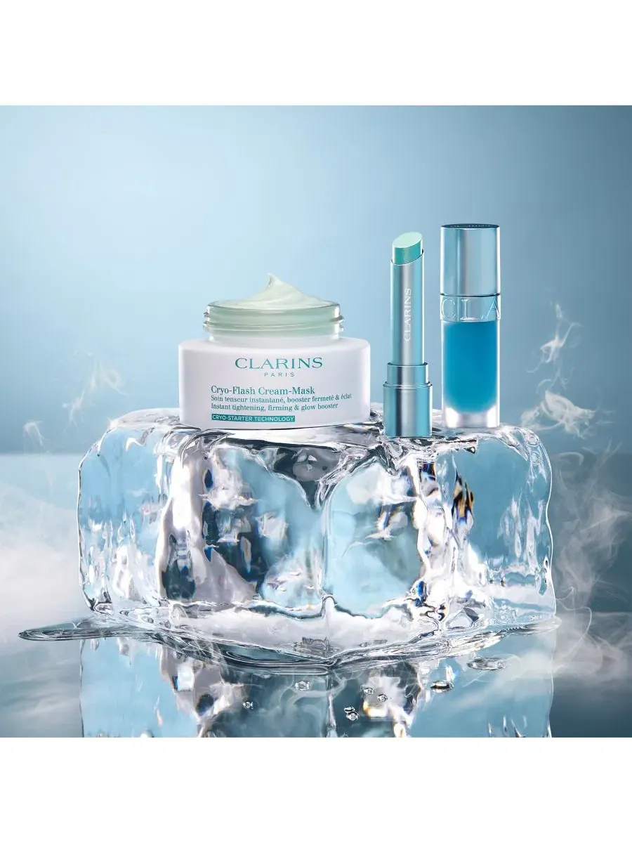 Масло для губ с эффектом холода Cryo-Plumping Clarins, 00 Cryo Mint — изображение 5 из 12