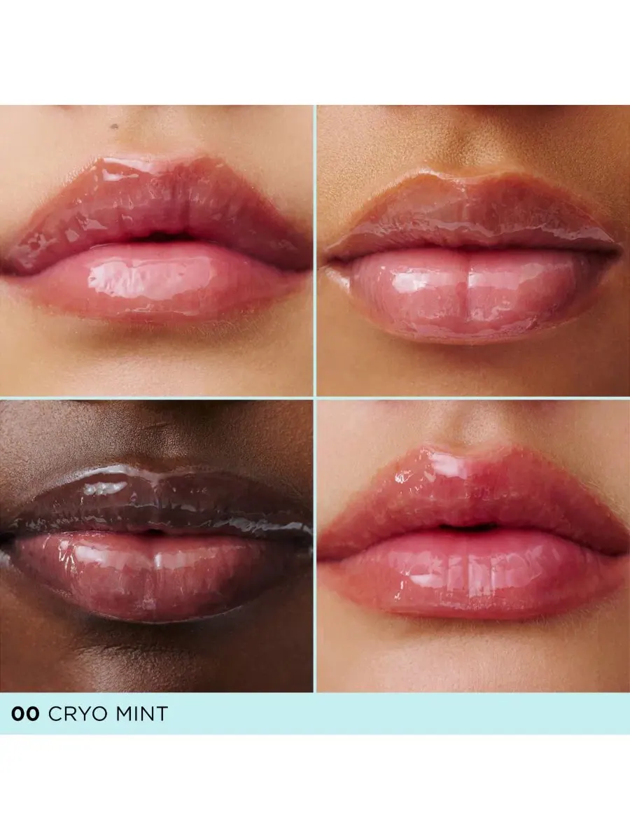 Масло для губ с эффектом холода Cryo-Plumping Clarins, 00 Cryo Mint — изображение 6 из 12
