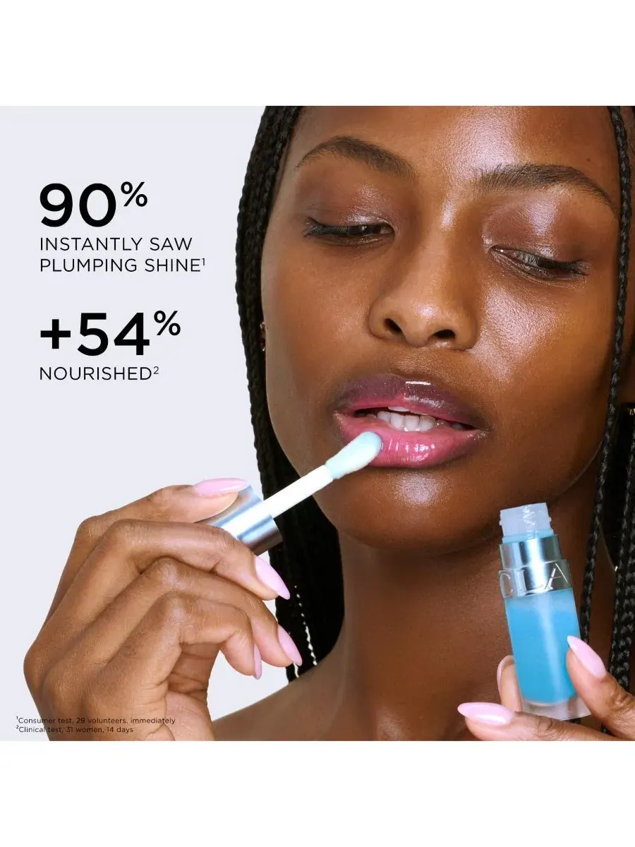 Масло для губ с эффектом холода Cryo-Plumping Clarins, 00 Cryo Mint — изображение 7 из 12