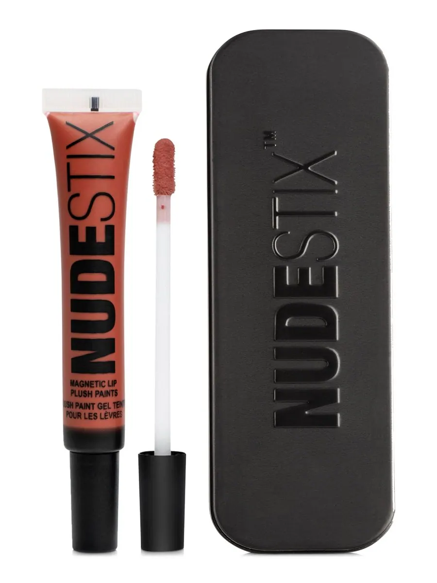 Магнитная плюшевая краска для губ NUDESTIX, цвет hot paprika — изображение 1 из 5