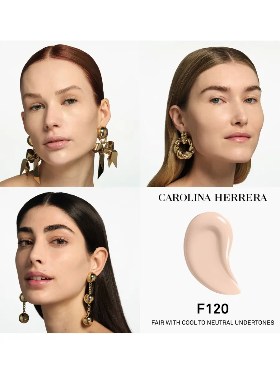 Тональная сыворотка Nude Couture Triple Moisture Carolina Herrera, цвет f120 — изображение 2 из 10