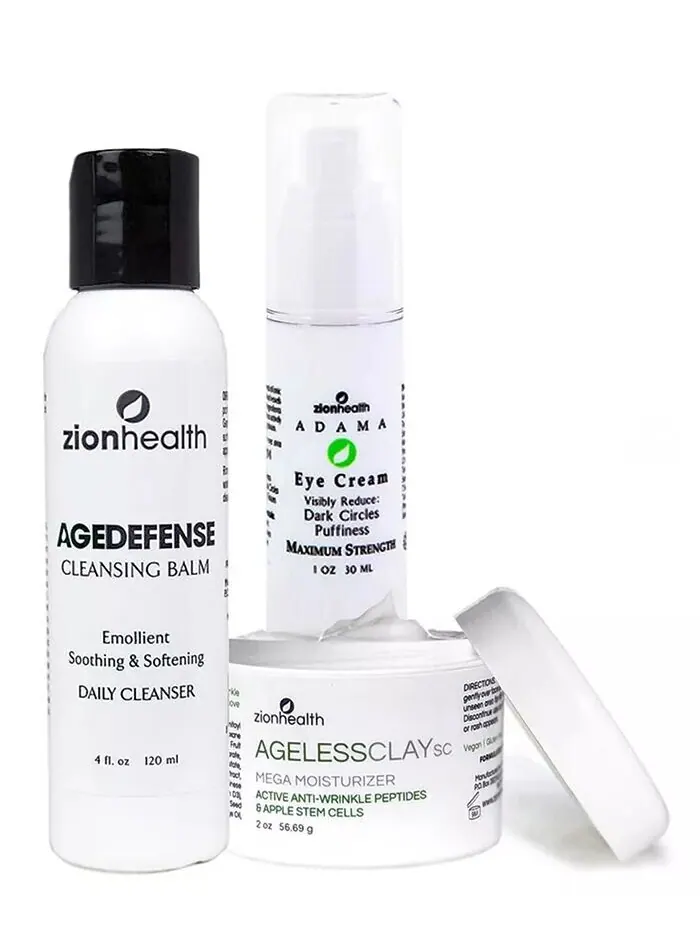 Набор Going Away Bundle, очищающий бальзам Age Defense 4 унции + крем для глаз 1 унция + Ageless