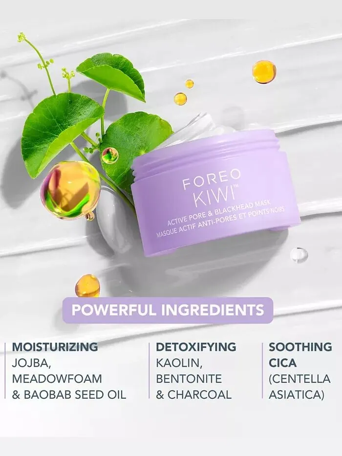 Маска для лица Foreo — От черных точек Kiwi Active Pore, 100 г — изображение 2 из 5