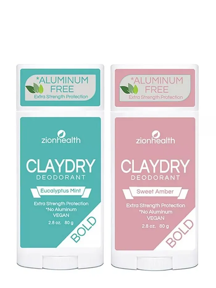 Дезодорант-дуэт Eucalyptus Mint Plus Sweet Amber, 5,6 унции Zion Health
