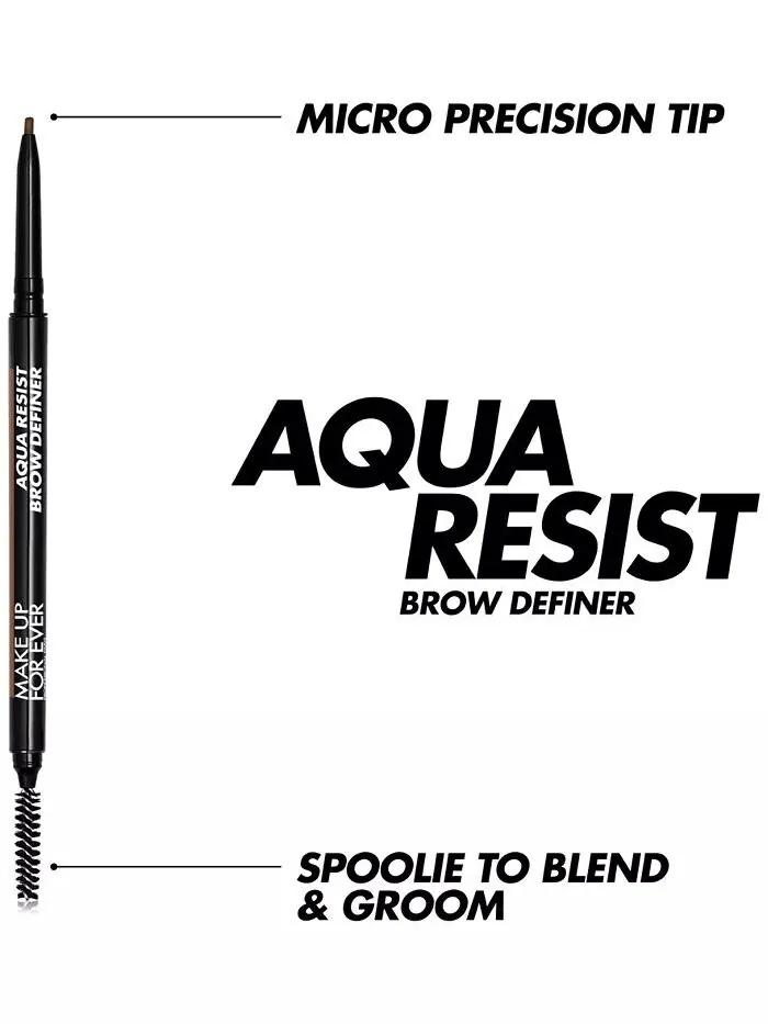 Водостойкий карандаш для бровей Aqua Resist Brow Definer Make Up For Ever, цвет 30 — изображение 4 из 5