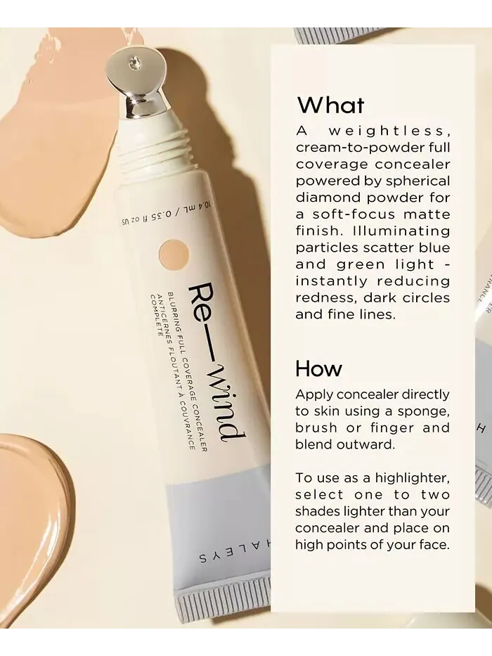 Re-Wind Blurring Консилер с полным покрытием Haleys Beauty, цвет Fair/light - Neutral — изображение 2 из 8