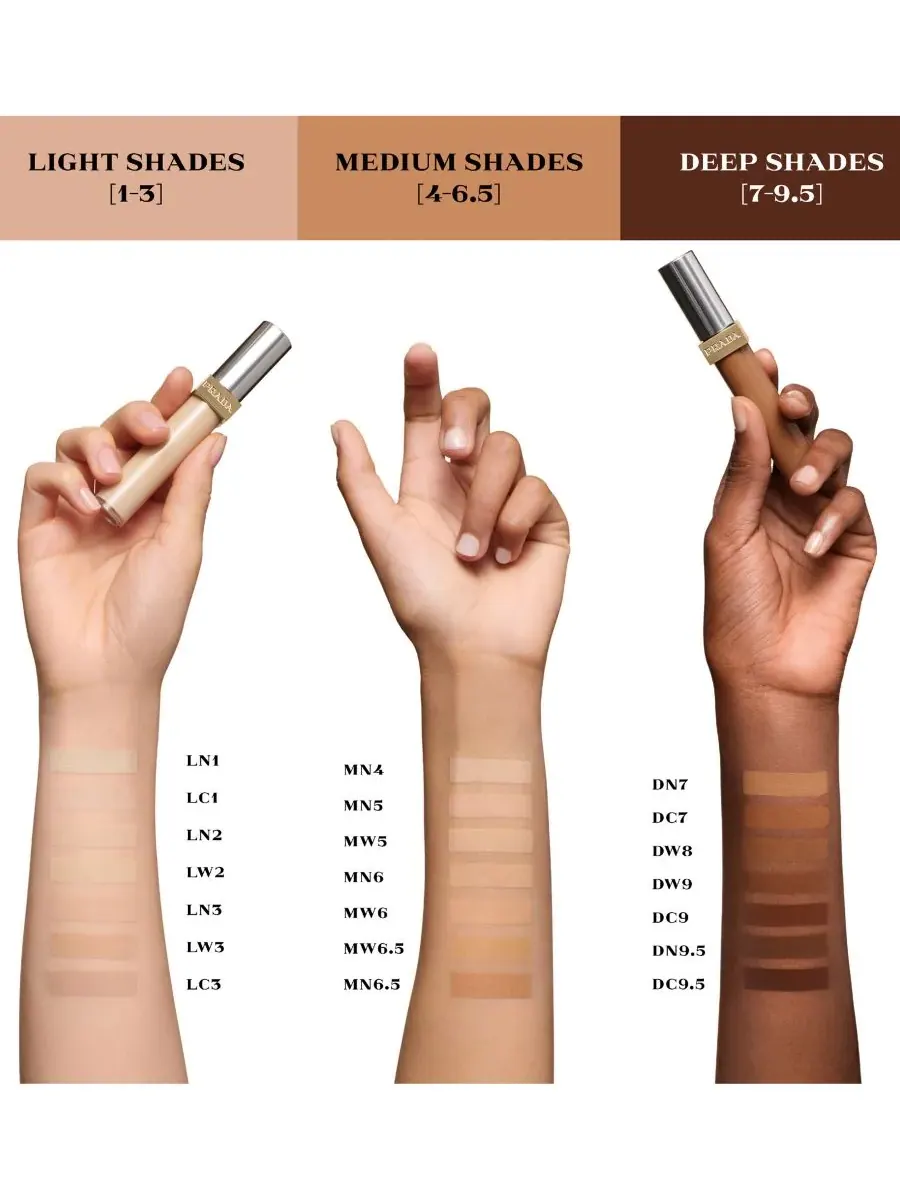 Консилер Prada Beauty, микрокоррекция и эффект размытия, DC7 - Deep Cool — изображение 3 из 10