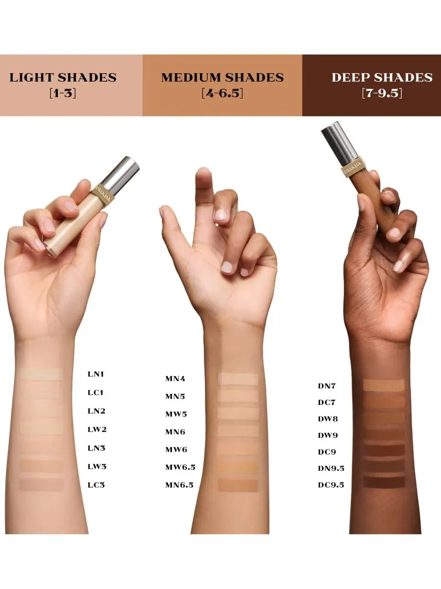 Консилер Prada Beauty с эффектом размытия и микрокоррекции, оттенок Dn7 - Deep Neutral — изображение 3 из 10