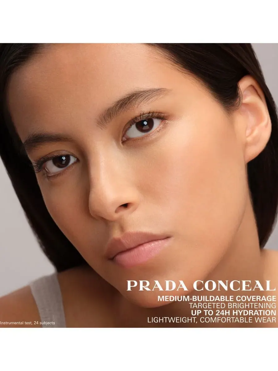 Консилер Prada Beauty Micro-Corrector, эффект размытия, 24 часа стойкости, Dw9 - Deep Warm — изображение 7 из 10