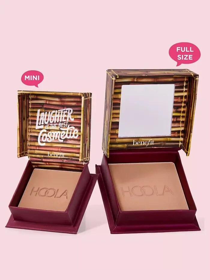 Hoola Матовая шелковисто-мягкая пудра-бронзатор Benefit Cosmetics, цвет Hoola Lite — изображение 7 из 7