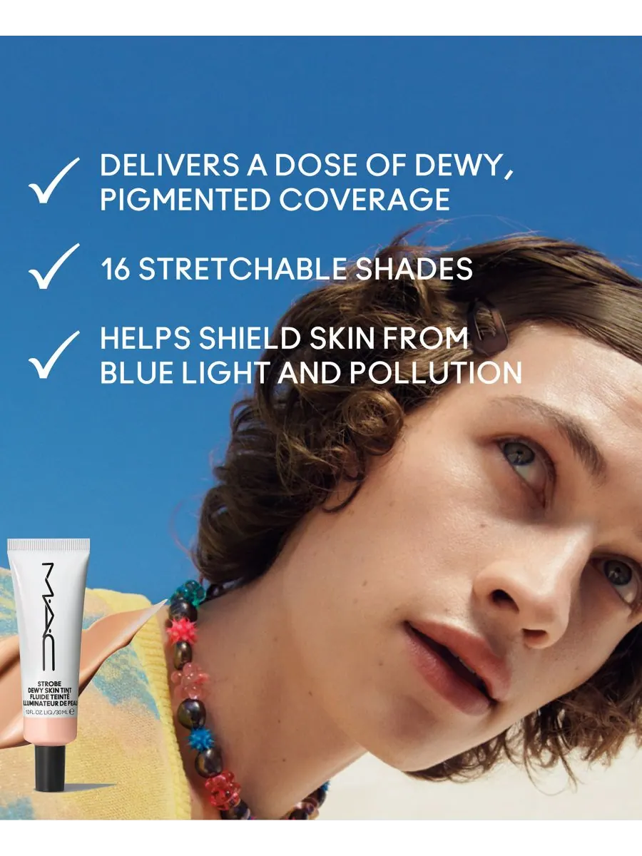 Тонирующий крем для лица Strobe Dewy Skin Tint MAC, цвет light 2 — изображение 6 из 7