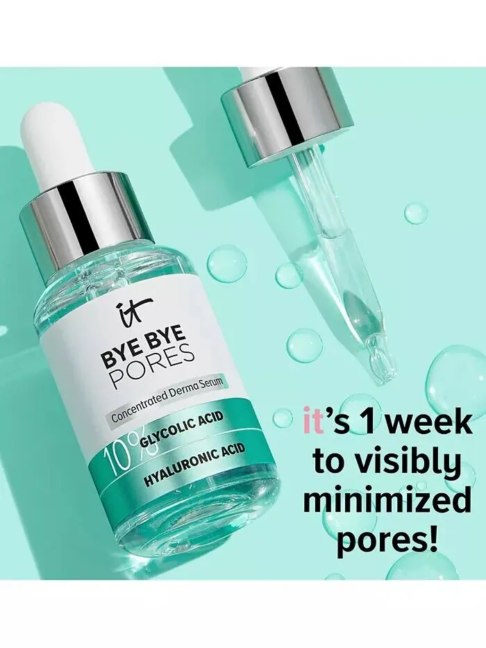 Сыворотка It Cosmetics — Bye Bye Pores Концентрированная для дермы с % гликолевой кислоты — изображение 3 из 8