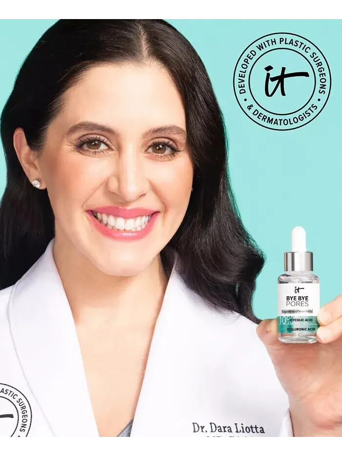 Сыворотка It Cosmetics — Bye Bye Pores Концентрированная для дермы с % гликолевой кислоты — изображение 6 из 8