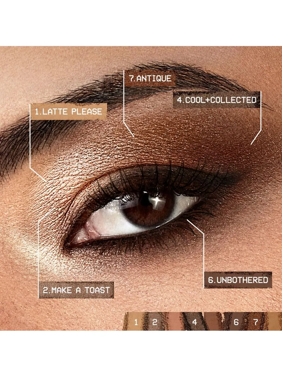 Палетка теней для век Always On Mood Board, 0,24 унции Smashbox, цвет cozy vibes — изображение 5 из 10