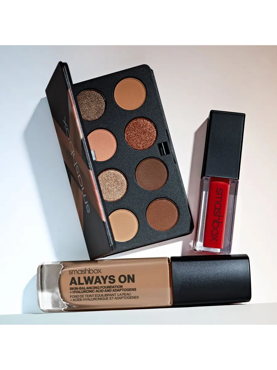 Палетка теней для век Always On Mood Board, 0,24 унции Smashbox, цвет cozy vibes — изображение 10 из 10