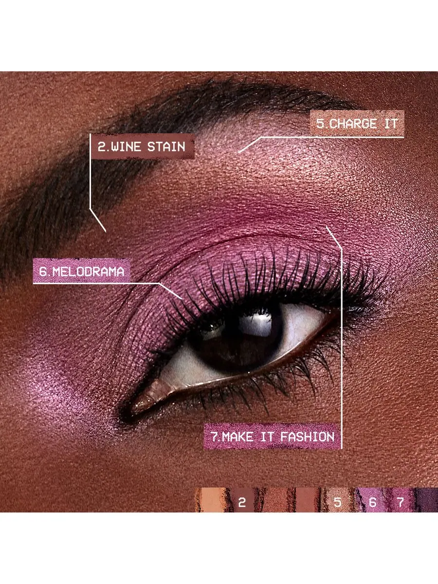 Палетка теней для век Always On Mood Board, 0,24 унции Smashbox, цвет bougie vibes — изображение 4 из 10