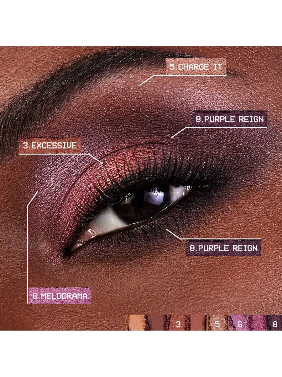 Палетка теней для век Always On Mood Board, 0,24 унции Smashbox, цвет bougie vibes — изображение 5 из 10
