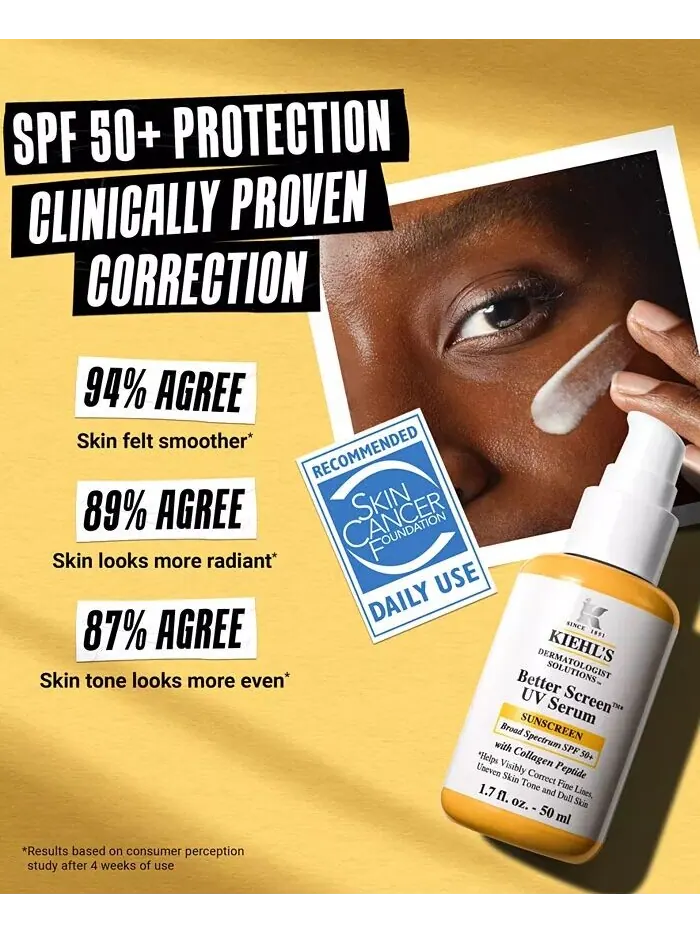 Сыворотка Kiehl's — Солнцезащитная с SPF + и пептидом коллагена — изображение 5 из 11