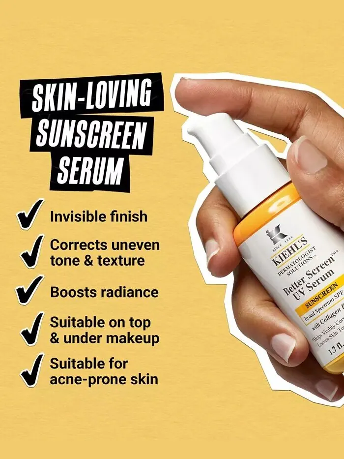 Сыворотка Kiehl's — Солнцезащитная с SPF + и пептидом коллагена — изображение 8 из 11