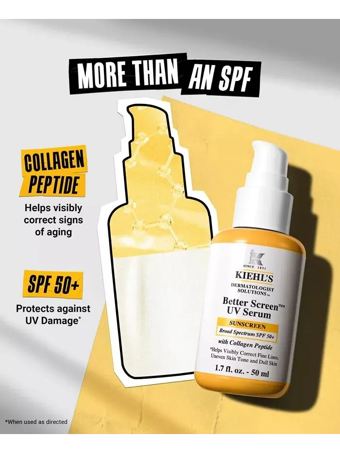 Сыворотка Kiehl's — Солнцезащитная с SPF + и пептидом коллагена — изображение 9 из 11