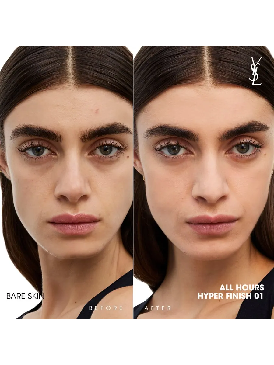 Матирующая пудра Yves Saint Laurent All Hours Hyper Finish, тон 01 — изображение 3 из 5
