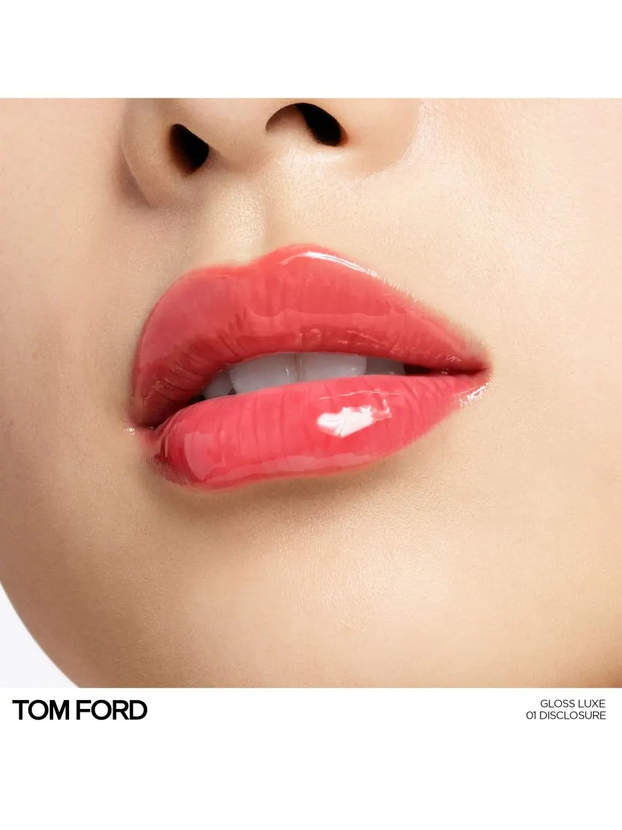 Блеск для губ Gloss Lux с увлажняющим маслом жожоба Tom Ford, цвет disclosure — изображение 2 из 7