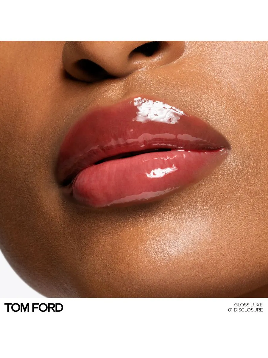 Блеск для губ Gloss Lux с увлажняющим маслом жожоба Tom Ford, цвет disclosure — изображение 3 из 7