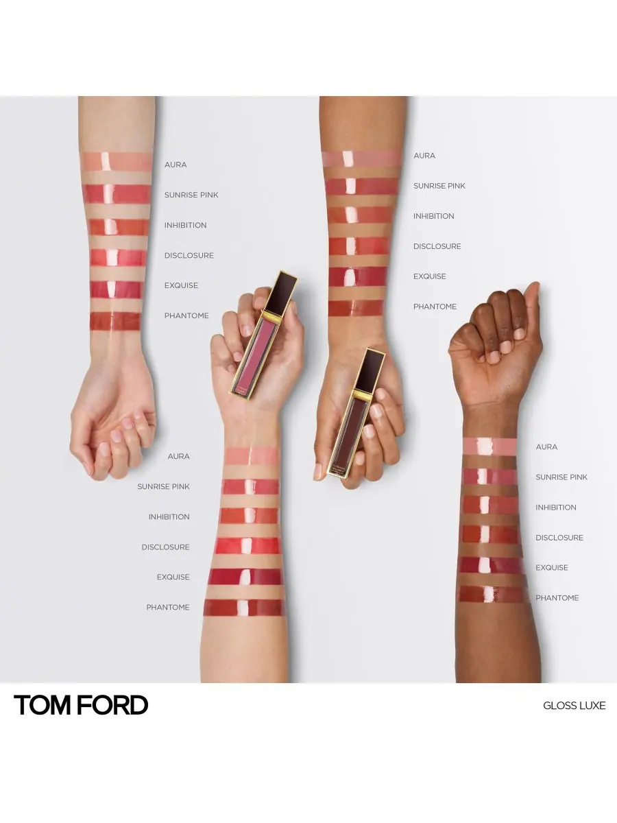 Блеск для губ Gloss Lux с увлажняющим маслом жожоба Tom Ford, цвет disclosure — изображение 5 из 7