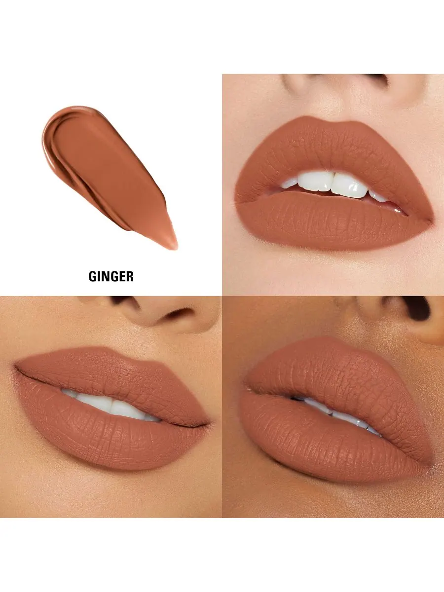 Матовая жидкая помада Kylie Cosmetics, цвет 601 ginger — изображение 3 из 6