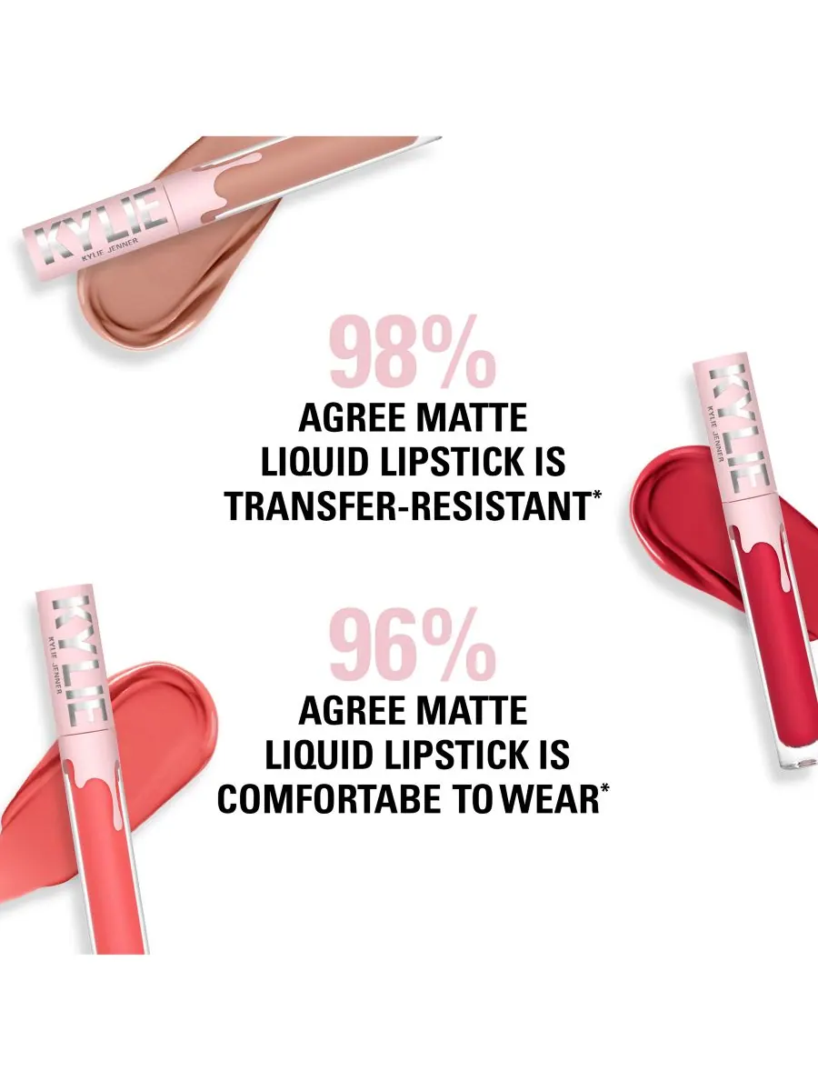 Матовая жидкая помада Kylie Cosmetics, цвет 601 ginger — изображение 5 из 6