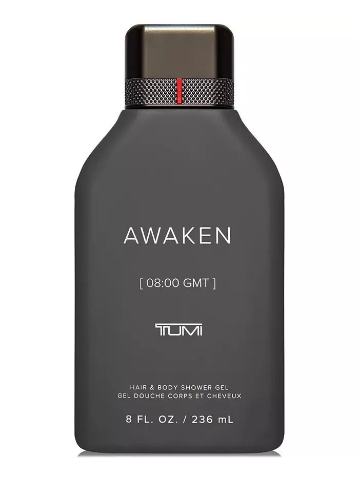 Гель для душа Tumi Awaken [08:00 GMT] для волос и тела, 8 унций — изображение 1 из 4