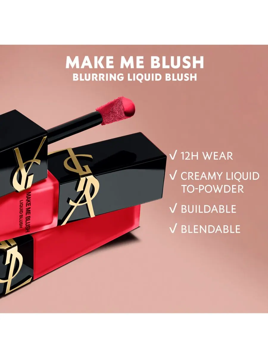 Жидкие румяна Make Me Blush Yves Saint Laurent, цвет 54 berry bang — изображение 3 из 4