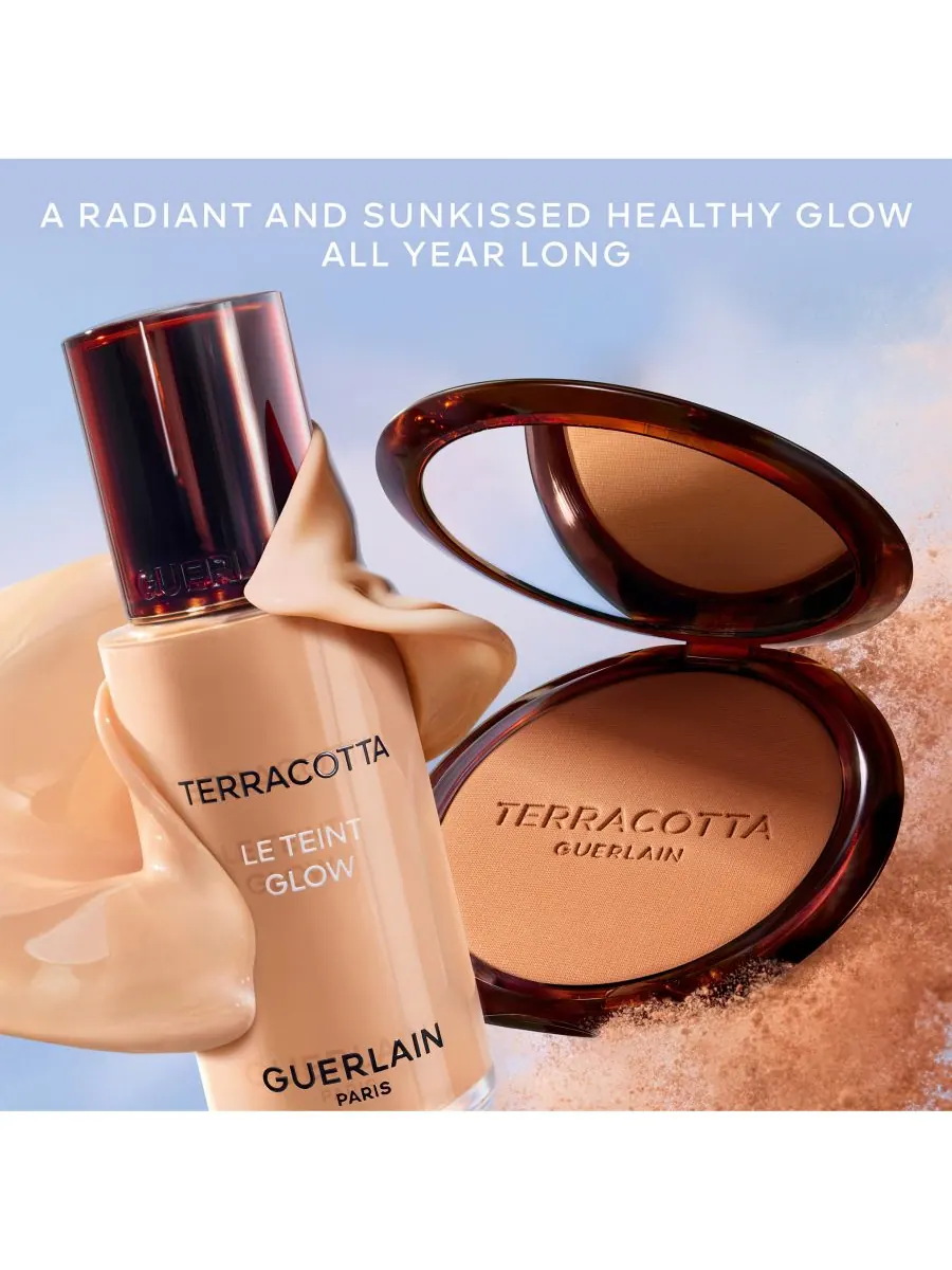 Натуральная бронзирующая пудра Terracotta Sunkissed GUERLAIN, цвет 02 medium cool — изображение 8 из 10