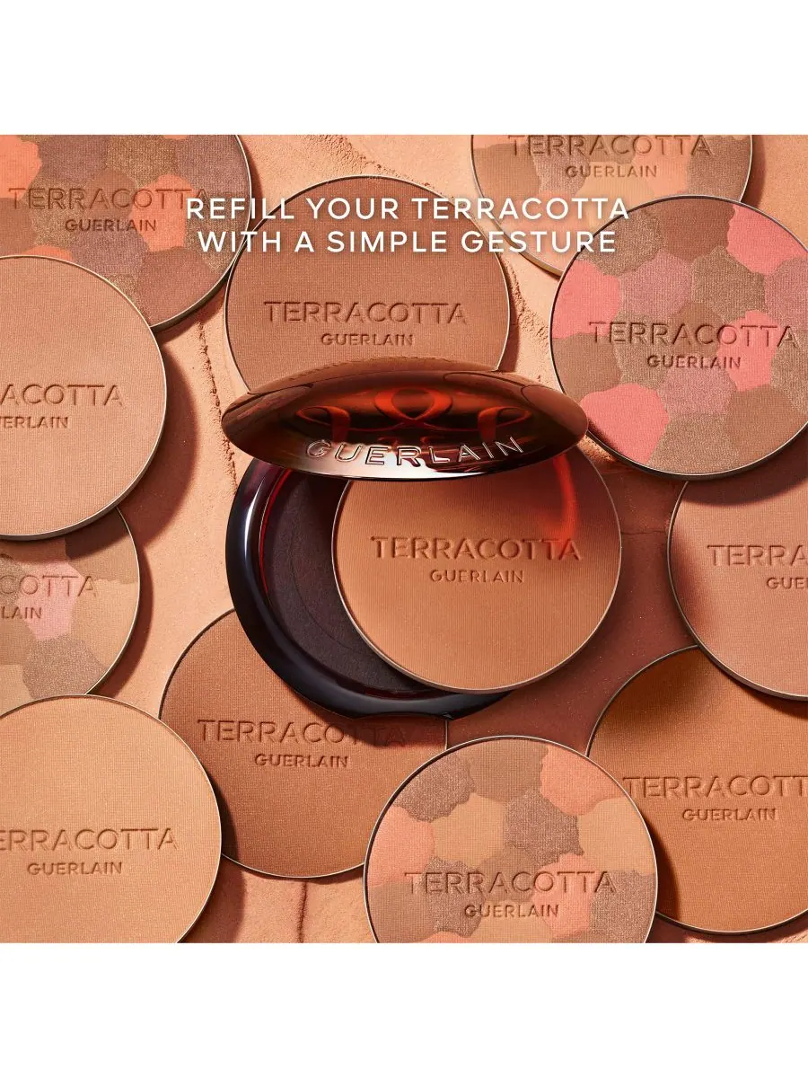 Натуральная бронзирующая пудра Terracotta Sunkissed GUERLAIN, цвет 01 light warm — изображение 5 из 10