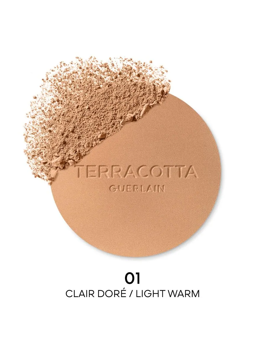 Натуральная бронзирующая пудра Terracotta Sunkissed GUERLAIN, цвет 01 light warm — изображение 10 из 10
