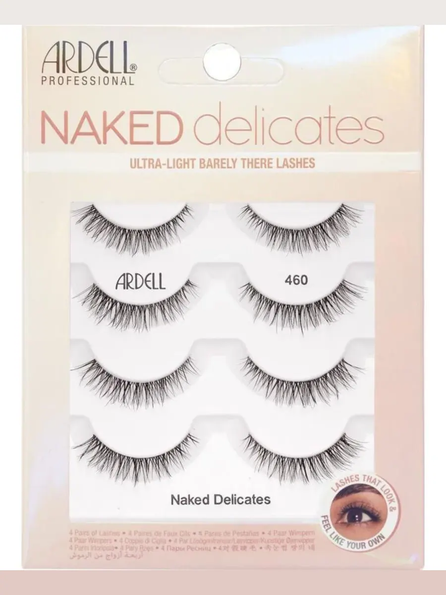 Накладные ресницы Naked Delicates, 4 пары Ardell, 462