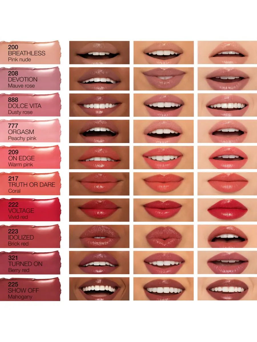 Помада Afterglow Sensual Shine, 0,05 унции NARS, цвет 208 devotion — изображение 4 из 8
