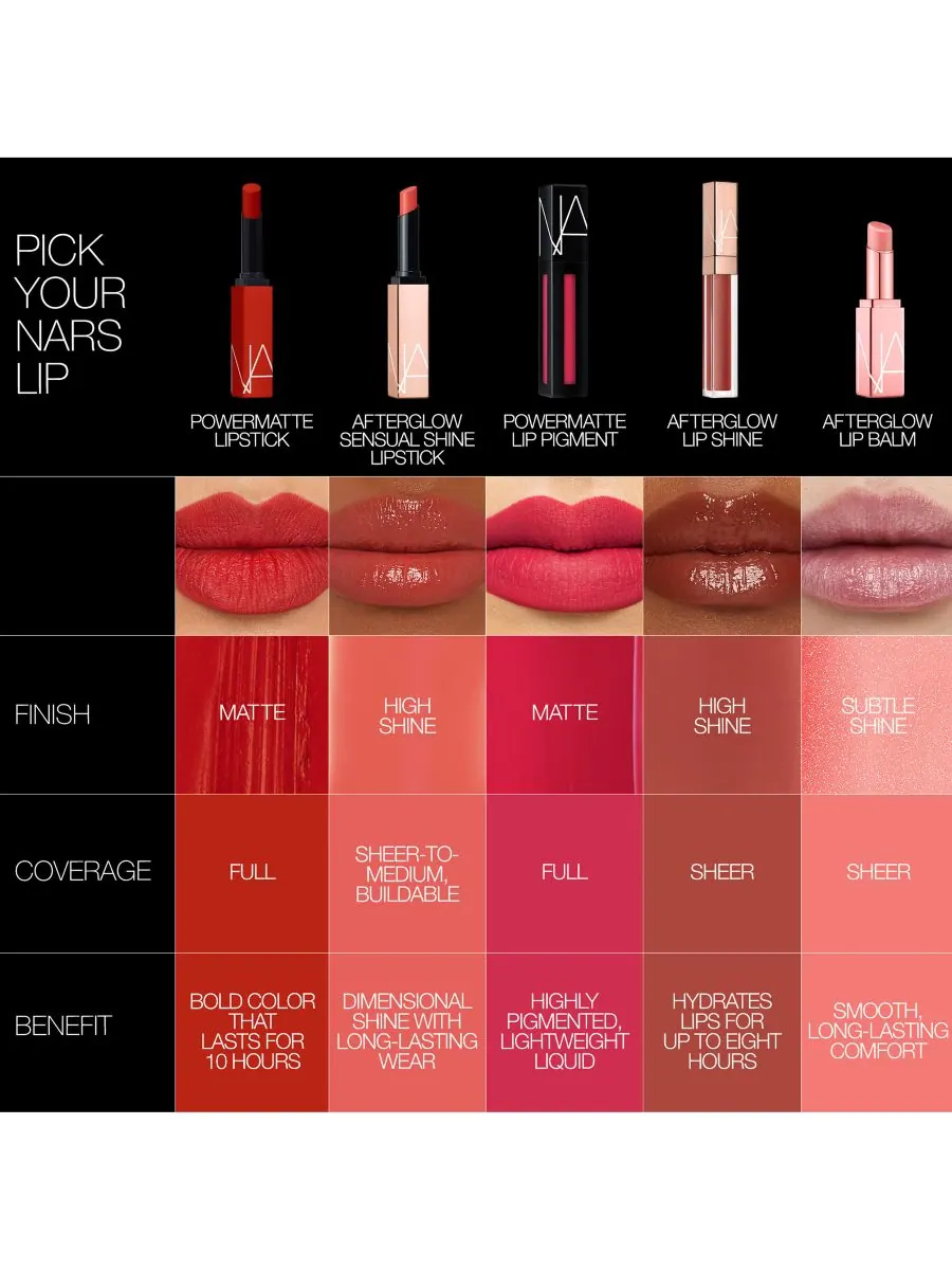 Помада Afterglow Sensual Shine, 0,05 унции NARS, цвет 210 no inhibitions — изображение 7 из 8