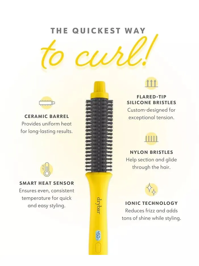 Круглая щетка для завивки с подогревом Curl Party Drybar — 10