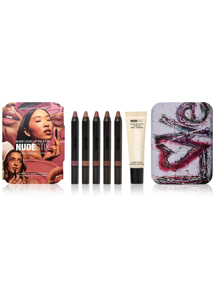 NUDESTIX Набор из 7 палеток для губ Nude Love — изображение 1 из 10
